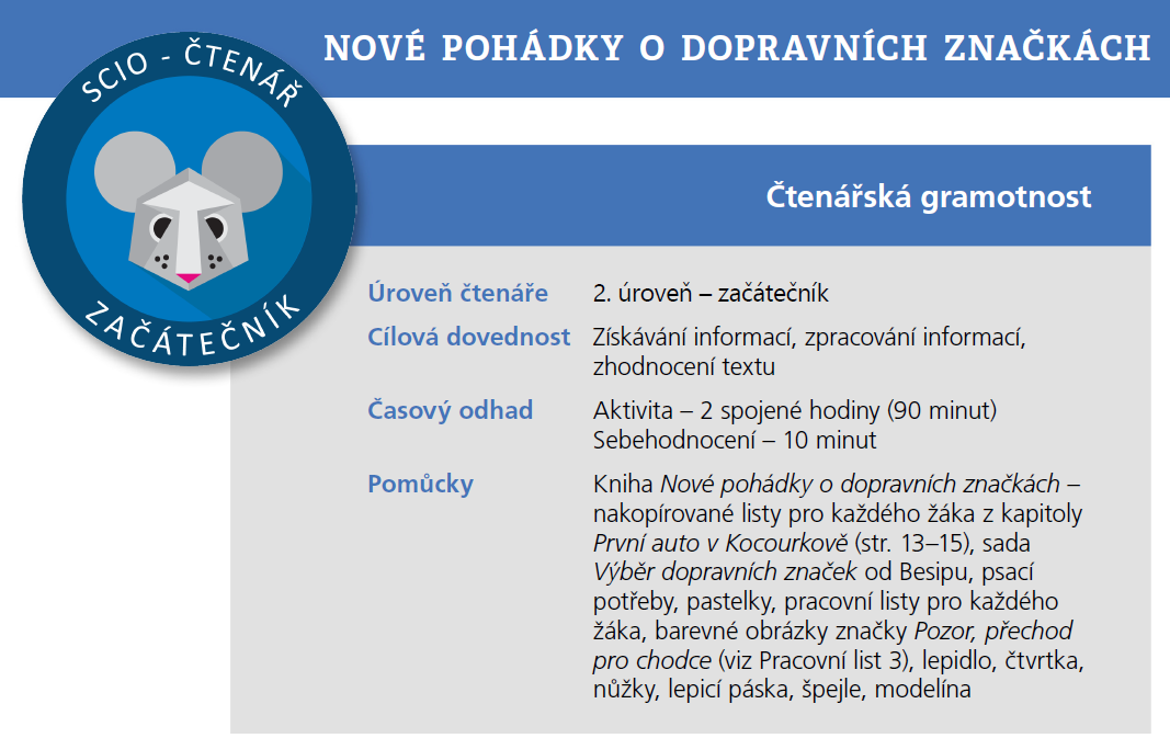 Nové pohádky o dopravních značkách Metodika