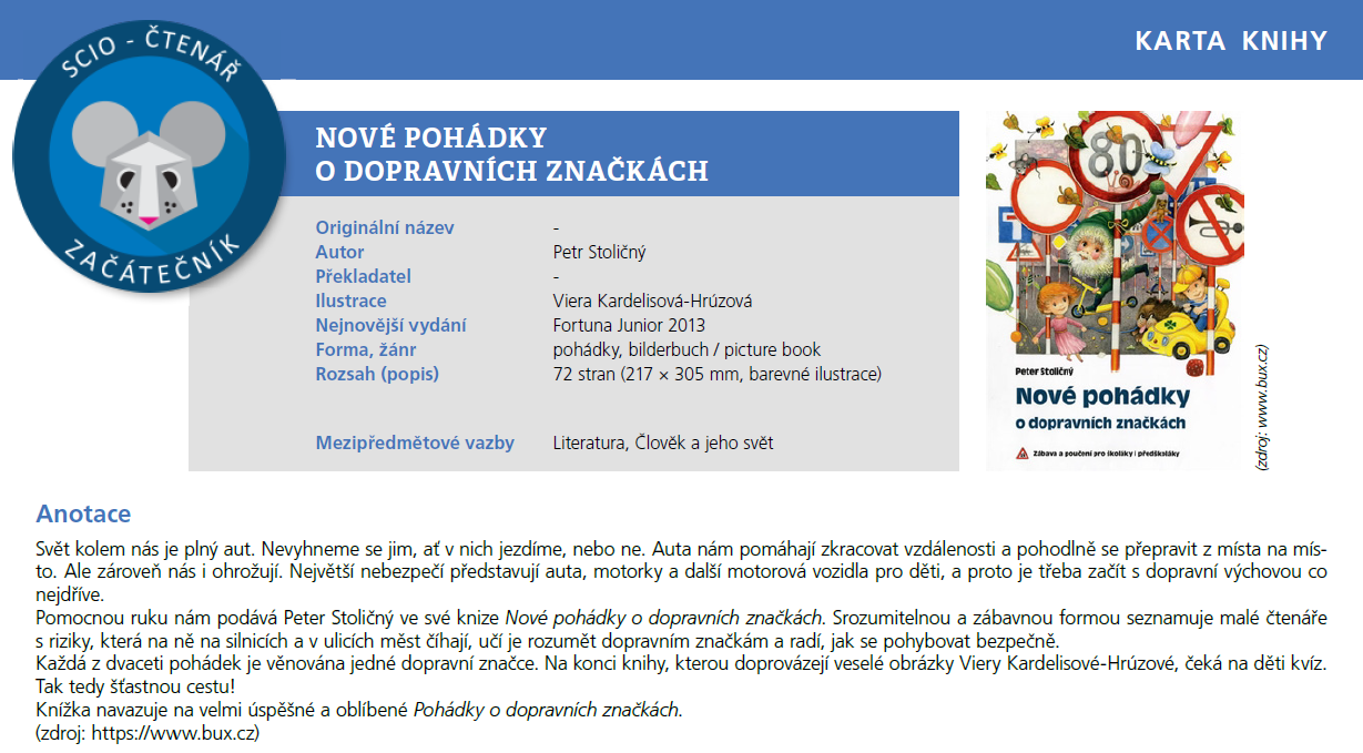 Nové pohádky o dopravních značkách – KK