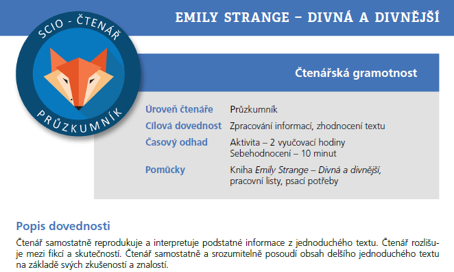 Emily Strange - Divná a divnější - metodika