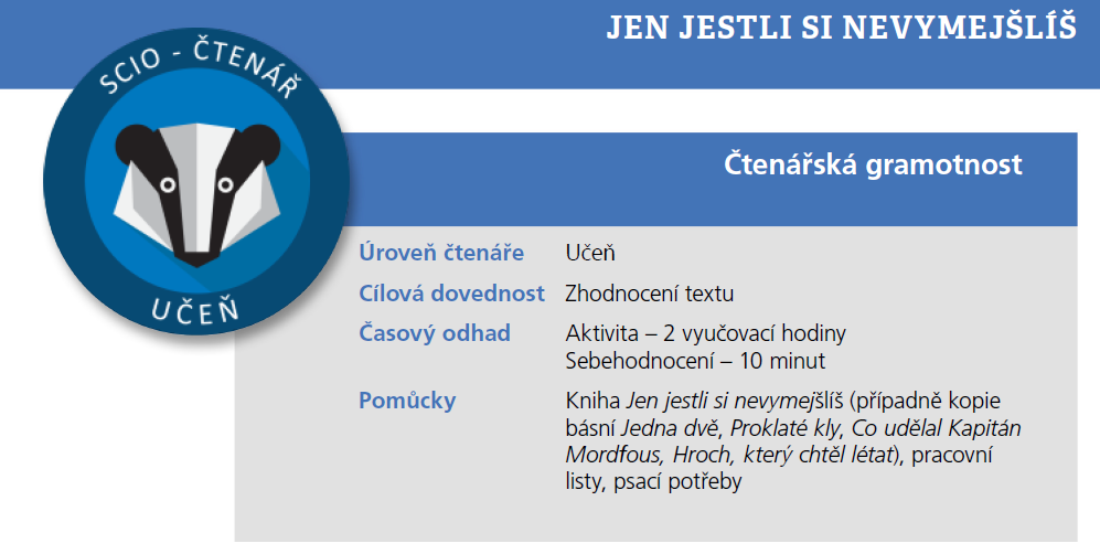 Jen jestli si nevymejšlíš - metodika